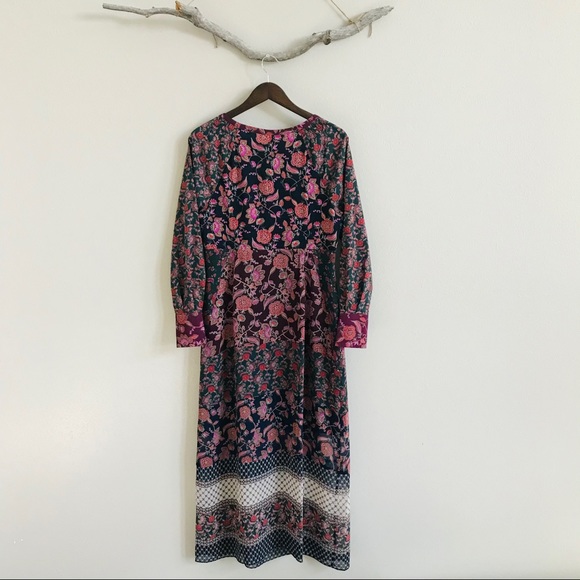 CAbi Festive Maxi Dress in Patchwork Floral - Picture 4 of 9